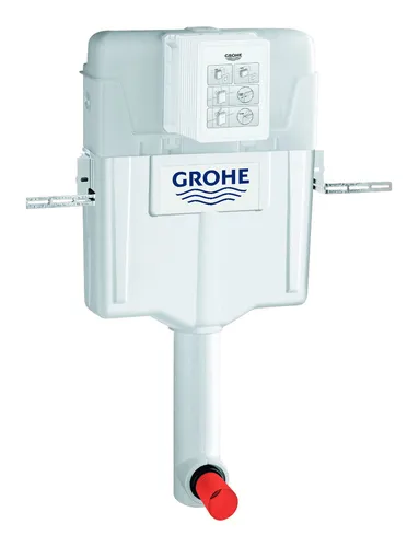 Grohe Spülkasten 38661000 - WC Spülkasten, kompakte Bauhöhe von 82 cm und wassersparende Spülmengen von 3 l und 6-9 l