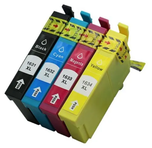 Set kompatible Tintenpatronen T1631, T1632, T1633, T1634 für Epson WorkForce WF-2010, 2110, 2510, 2520, 2530, 2540, 2630, 2650, 2660, 2750, 2760 1