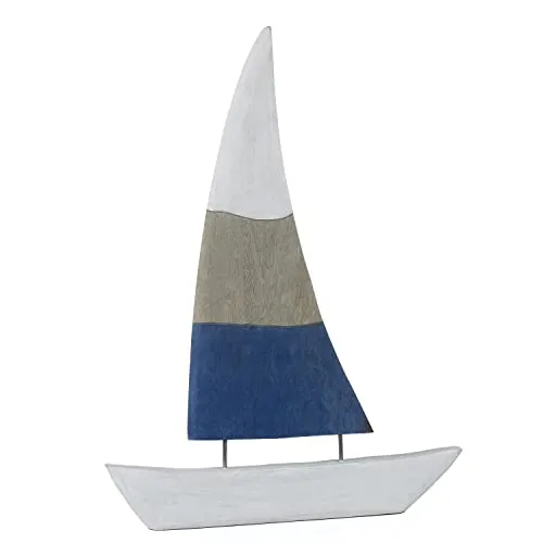Moritz Holzdeko Segelboot 69,5 cm Atlantic Deko Schiff Maritime Dekoration