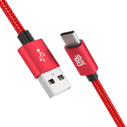 2m USB-C Kabel Nylon Schnell Ladekabel Datenkabel für Samsung Huawei HTC LG