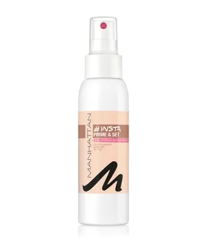 Manhattan Insta Prime & Set Spray 100 ml - Transparent Fixing Spray - Fixing Spray für langanhaltendes Make-Up, kann mehrfach täglich angewendet werden und sorgt für einen frischen Look den ganzen Tag.