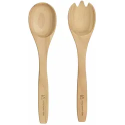 ASA 53930970 Salatbesteck, 30 x 7 cm, Natur - Hochwertiges Holz-Salatbesteck, 30 x 7 cm, ideal für stilvolle Servierung und umweltfreundlich.
