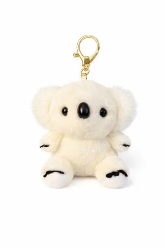 soma Schlüsselanhänger Koala Schlüsselanhänger Plüsch 12cm weich Kuscheltier Anhänger beige (Set, 1-tlg., Geschenk-Set), Extra weich mit stabilem Metallring und detailreichem Design
