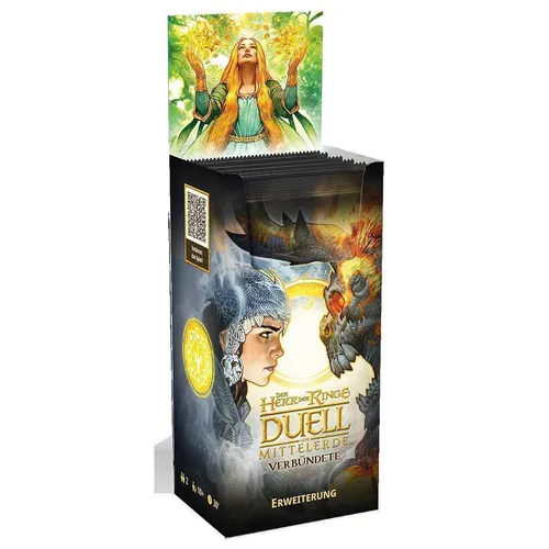 Herr der Ringe Duell um Mittelerde - Verbündete Erweiterung - NEU & OVP - Gesellschaftsspiel, spannende Erweiterung für noch mehr Abenteuer im Herr der Ringe Universum, ideal für Fans und Sammler.