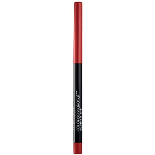 Maybelline New York Color Sensational Lippenkonturenstift Nr. 90 Brick Red - Lippenkonturenstifte, langanhaltende Farbe mit verantwortungsvollen Inhaltsstoffen für perfekt definierte Lippen.