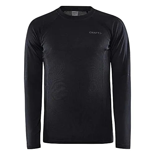 Craft Core Warm Baselayer Shirt Herren - XL - Sportunterwäsche für Herren, reguläre Passform und ideal für Sport bei kalten Temperaturen mit weichem, elastischem Material für optimalen Komfort.