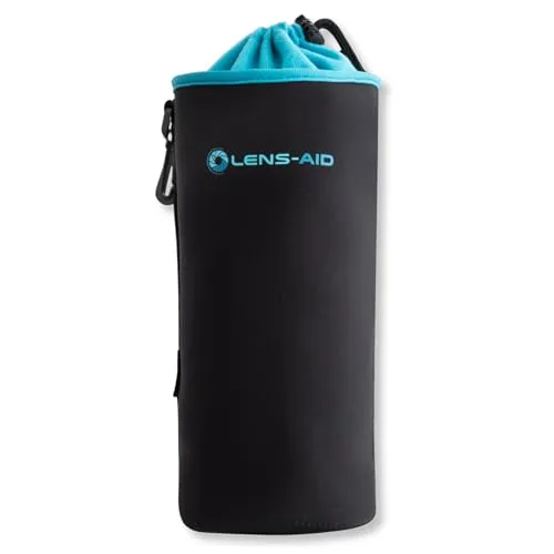 Lens-Aid Kameratasche Neopren Objektivbeutel mit Fleece-Fütterung Objektivtasche XXL