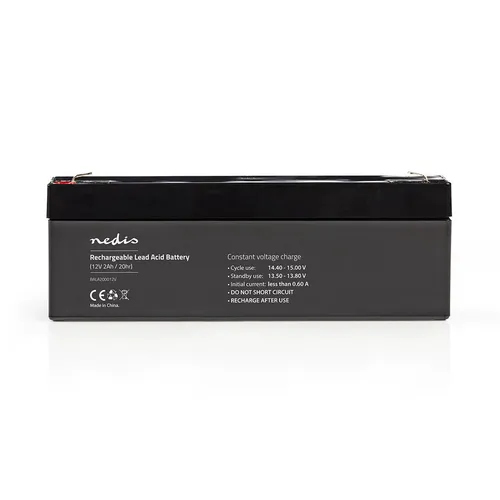 Nedis Wiederaufladbare Blei-Säure-Batterie - Bleisäure - Wiederaufladbar - 12 V - 2000 mAh