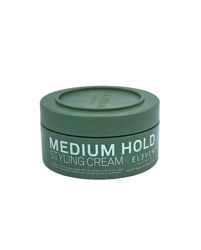 ELEVEN AUSTRALIA Medium Hold Styling Cream - 85g - Cremes & Lotionen fürs Haarstyling: Stylingcreme mit mittlerem Halt für natürlich glänzendes Haar, angereichert mit Carnaubawachs für Pflege und Flexibilität.