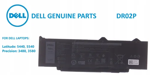 Akku DELL LATITUDE 5440 5540 PRECISION 3480 3580 - DR02P - Notebook-Akkus für Dell, langlebige Leistung und zuverlässige Stromversorgung für Ihr Gerät.
