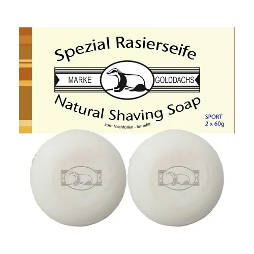 Goldachs Rasierseife, Sport, 2-er Pack a 60g