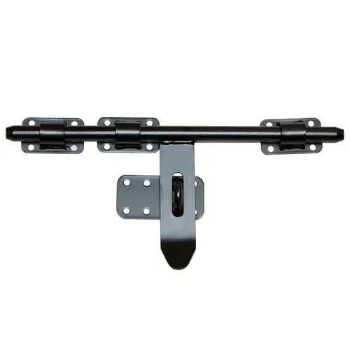 Türriegel 340 / 16 Schloßriegel Torriegel Schubriegel Bolzenriegel Schwarz