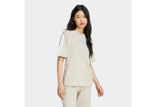 adidas Sportswear T-Shirt W 3S SJ BF T - Rundhalsshirts aus 100% Baumwolle, lässiger Schnitt und ikonischer 3-Streifen Look für sportliche Outfits.