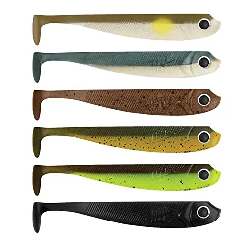 Lieblingsköder Gummifische 6cm - 6 Angelköder, Farbe Lieblingsköder:Natural Classics