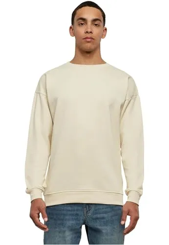 Urban Classics Herren Sweatshirt Off-White, Regular Fit, M - Stylisches Sweatshirt für Herren im Oversize-Look, ideal für einen lässigen Streetwear-Stil. Verfügbar in 15 Farben und Größen bis 5XL - bequem und trendy!