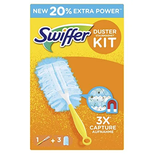 Swiffer Staubmagnet Set (1 Griff + 3 Ersatztücher)