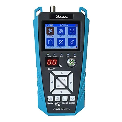 Xsarius Satmeter HD Easy Pro Ultra DVB-S2 / S2X Profi Messgerät