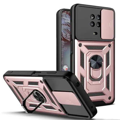 betterfon Handyhülle für Nokia G10 G20 | Stoßfest & Kratzfest | Mit Kameraschutz, Anti-Fingerabdruck & robustem Panzerschutz-Design | Rosegold