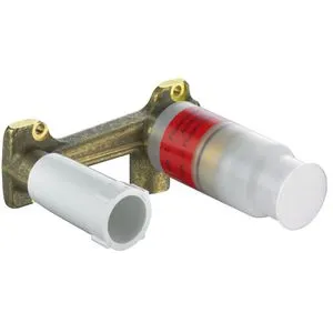 KLUDI Unterputz-Grundkörper 2-Loch 38243 - Bad- & Duscharmaturen, ideal für die Unterputz-Montage von Waschtischarmaturen mit Heißwasserbegrenzung und zwei Zuläufen für Kalt- und Warmwasser.