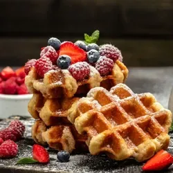 Backmischungen für Waffeln und Pfannkuchen von Hopser Funfood