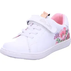 Tom Tailor Kids 5370270015 Sneaker, White, 29 EU - Sneaker für Mädchen mit modernem Blumenmuster, bequem und ideal für jeden Anlass