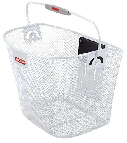 KLICKfix Farradtasche Uni Korb, Feinma. Weiß von KLICKfix