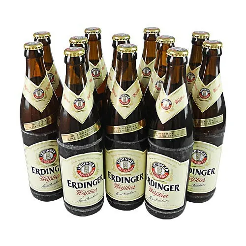  4,47€/1l) Erdinger Hefe Weißbier (12 Flaschen à 0,5 l / 5,3 % vol.