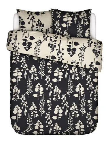 Essenza Bettwäsche Liva, Anthrazit 200x200 cm in grau von Essenza