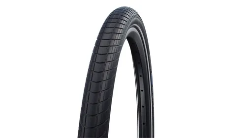 Schwalbe Big Apple 20 Zoll Fahrradreifen 2 Stück - 2 Stück 20 Zoll Schwalbe Big Apple Reifen mit RaceGuard Pannenschutz und Reflexstreifen für erhöhte Sichtbarkeit. Ideal für City-, Trekking- und E-Bikes bis 25 km/h.