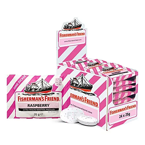 Fisherman's Friend Raspberry 24er Vorratsbox in weiß von Fisherman's Friend