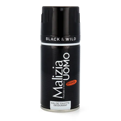 Malizia Uomo Black & Wild Deodorant EdT deo für Männer 150ml