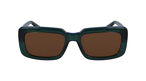 Karl Lagerfeld Unisex KL6101S Sonnenbrille - Grün, Einheitsgröße - Sportbrillen mit leichtem Spritzgussmaterial, ideal für einen lässigen Look und 100 % UV-Schutz. Perfekt für junge KL-Liebhaber, die Style und Funktionalität suchen.