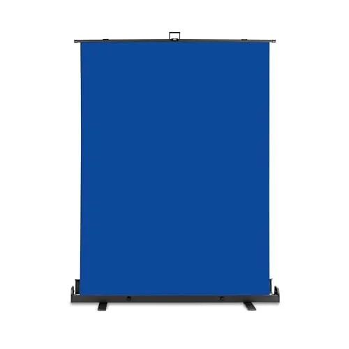 Walimex pro Roll-up Panel Hintergrund blau 155 x 200 cm - Fotostudio Zubehör, ideal für professionelle Fotografie mit einem auffälligen blauen Hintergrund für kreative Aufnahmen.