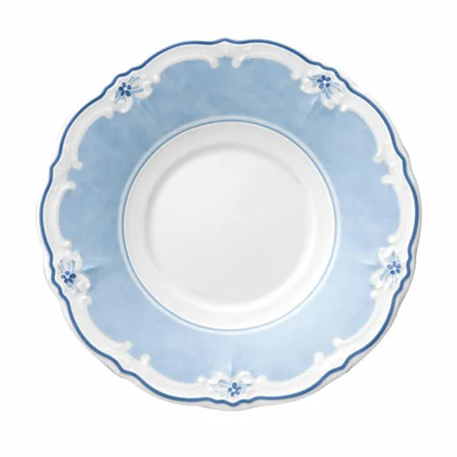 Hutschenreuther Baronesse Suppen-Untertasse Estelle, Ø 17cm - Elegante Porzellan-Untertasse für Suppentassen, perfektes Design für stilvolle Tischdekoration in der Küche.