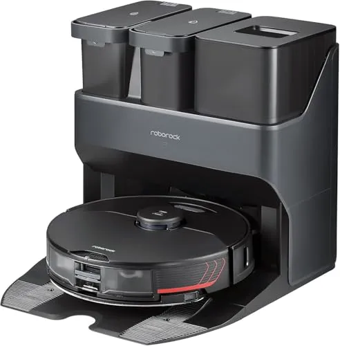 roborock S7 MaxV Ultra - Saug- und Wischroboter mit 5100Pa Saugleistung, selbstreinigende Station und ReactiveAI 2.0 Hindernisvermeidung