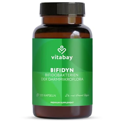 Vitabay Bifidyn – 120 vegane Kapseln mit 3 Milliarden Bifidobakterien