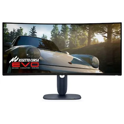 Alienware 34 Gaming Monitor AW3425DW - WQHD 240Hz - Gaming Monitor mit 1800R Curved QD OLED, ultra-schneller 0.03ms Reaktionszeit und NVIDIA G-SYNC für ein flüssiges Spielerlebnis.