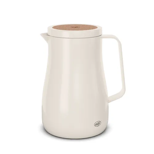 alfi STUDIO TEA Isolierkanne 0,7L - Thermobehälter mit doppelwandigem Edelstahl, hält Getränke bis zu 12 Stunden heiß und 24 Stunden kalt – ideal für Tee und Kaffee.