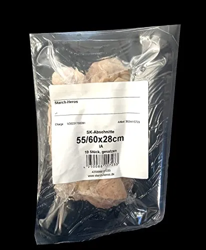 Schweinekrausen 55/60 x 28cm | Grimmdarm | Naturdarm | 10 Stk/Btl.