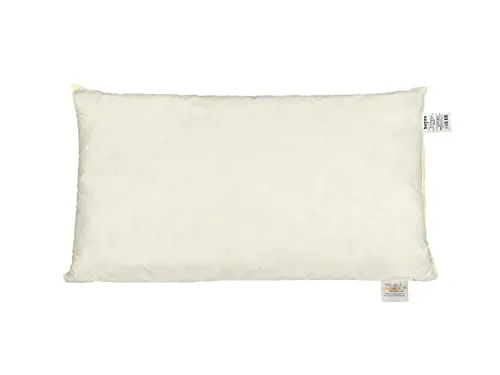 beties „PublikPrall“ Polsterkissen ca. 30x50 cm echte Federn (100% Mehrfüllung) perfekt als Rückenlehne Sitzkissen oder Bodenkissen Farbe Creme