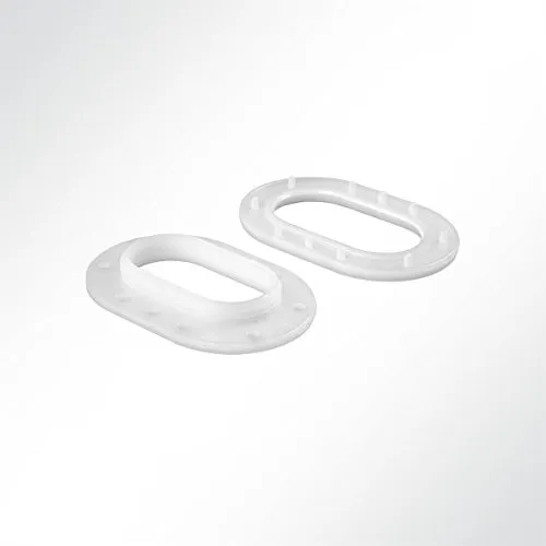 Produktbild LYSEL® Ovalöse 40x21mm Kunstsoff Plastik Nylon LKW-Plane PKW-Plane Planenösen (1 Stück)