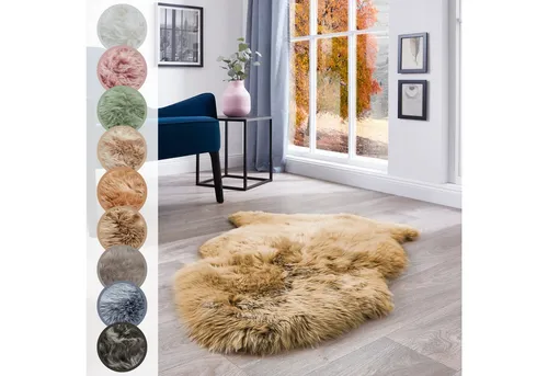 LUXOR living Fellteppich Schaffell Namika – Weich & Flauschig - Schaffell-Teppiche aus 100% echtem Lammfell, kuschelig weich und in großer Farbvielfalt erhältlich. Ideal für mehr Komfort und Stil in Ihrem Zuhause.