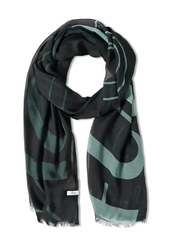 CECIL Damen 5706480 Gemusterter Schal, Ink Green von CECIL