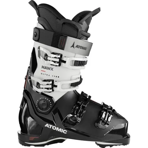 Atomic Hawx Ultra 110 S GW black/white 28/28.5 - Skischuhe für All-Mountain-Skifahrer, mit innovativer Prolite-Technologie und Mimic Gold Innenschuh für individuelle Anpassung und Komfort bei jedem Wetter.
