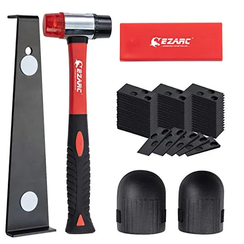EZARC 65 tlg Laminat Verlegeset – Komplettset für einfache Vinyl-Installation