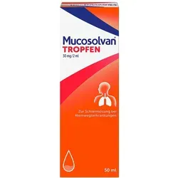 Mucosolvan Tropfen 30mg/2ml 50 ML – Schleimlösende Lösung von A. Nattermann & Cie