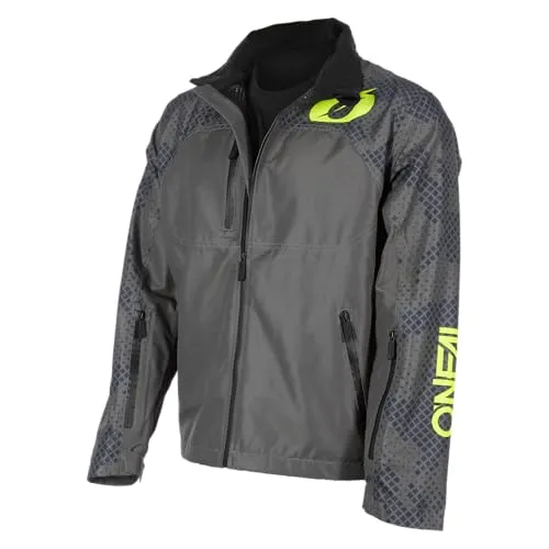O'NEAL Shore Rain V.22 Jacket - Radsport-Jacke für Herren, wasserdicht mit Unterarmbelüftung und reflektierenden Streifen für erhöhte Sicherheit. Ideal für Motocross, Enduro und MTB.