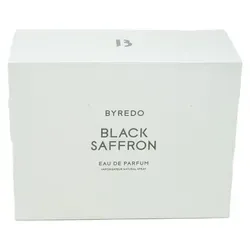 Byredo Black Saffron Edp Spray 100ml - Unisex Duft mit orientalisch-würzigen Noten, inspiriert von der indischen Kultur. Erleben Sie die faszinierende Kombination aus Safran, Leder und Himbeere für einen unvergesslichen Eindruck.