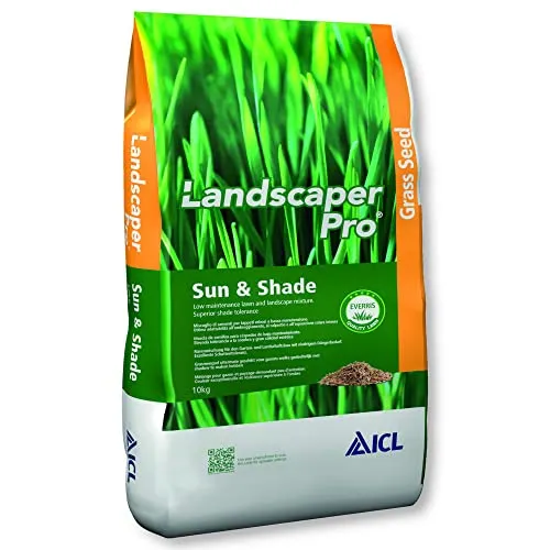 ICL Fertilizers CL- Landscaper Pro Sun und Shade 10 kg Sonne Schattenrase Rasensaat Rasenmischung