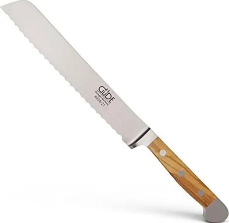 Güde Alpha Brotmesser 21 cm Olive von Güde